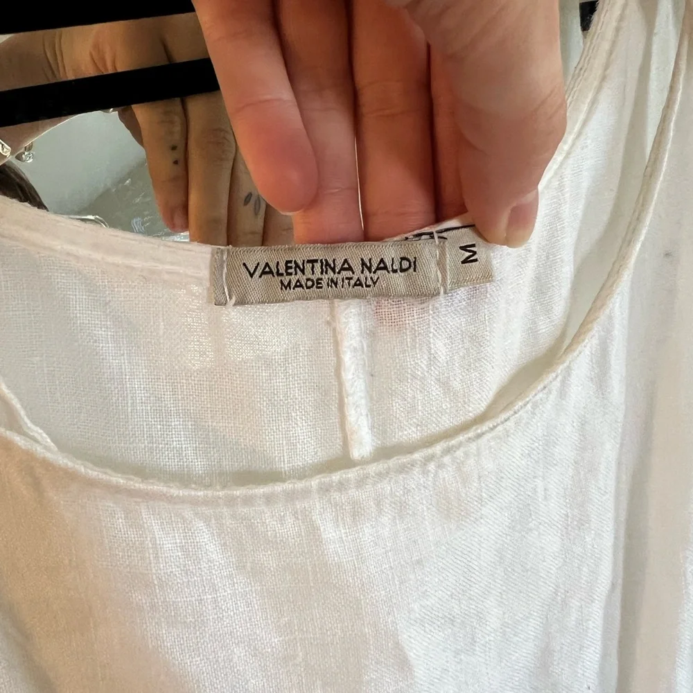 Cottage 100% Linen Midi dress - Picture 5 of 7